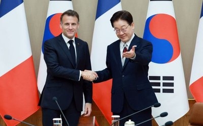 이 대통령 "마크롱 G7 초청 수락…거시경제 불균형 논의 참여"