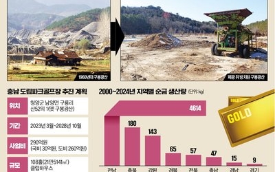 金 17t 묻혀 있는데…금광에 파크골프장 짓는 충남