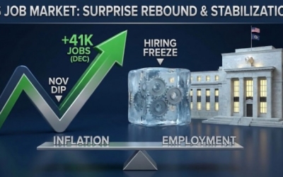 美 고용시장, ‘R의 공포’ 딛고 깜짝 반전…12월 민간 일자리 4만1000개 ‘쑥’ - 글로벌이코노믹