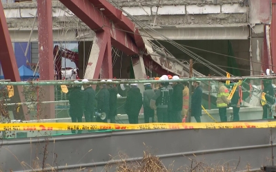 [속보] 광주 도서관 붕괴 사고 사흘째...매몰자 4명 모두 구조