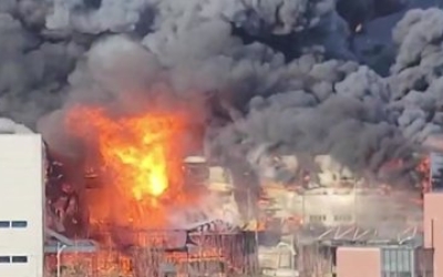 충북 음성서 공장 화재 직원 2명 실종…대응 2단계 발령