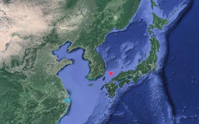 울산 동쪽 144km 해역에서 규모 4.6 지진