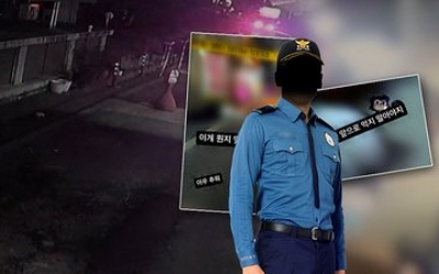 동영상 기사 단독 피 흘리며 숨진 여성 앞 '찰칵'…"선지" 조롱한 경찰