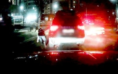 경찰차-만취 운전자 도심 20km 추격전…100km/h로 내달렸다