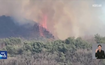 충남 예산 산불 재발화…강풍·건조한 날씨에 산불 잇따라