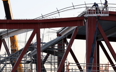 노동부·경찰, '광주 도서관 붕괴 사고' 원청사 압수수색