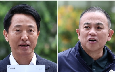 ‘여론조사 대납’ 오세훈, 12시간여 조사...“대질 신문서 명태균과 평행선 그려”