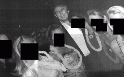 여성 6명과 밀착한 트럼프... 엡스타인 사진 19장 나왔다