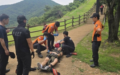 인천 계양산 오르던 심정지 50대...극적으로 살아나