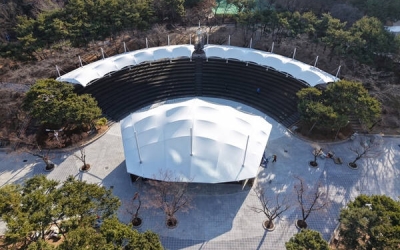 시흥시 비둘기공원 야외무대 새단장…구도심 문화공간으로 재탄생