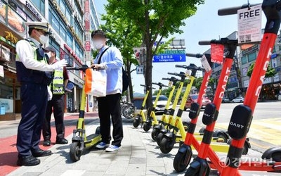 인천, 4월부터 송도·부평 등 3곳에 ‘전동 킥보드’ 금지…범칙금 6만원