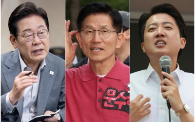 울산 이재명 44.3% 김문수 41.0% 이준석 10.4%, 경남 이재명 38.0% 김문수 49.9% 이준석 7.9% [부산일보 여론조사]