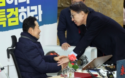 박형준 ‘단식 장동혁’에 “정의로운 투쟁, 호응 얻고 있다”