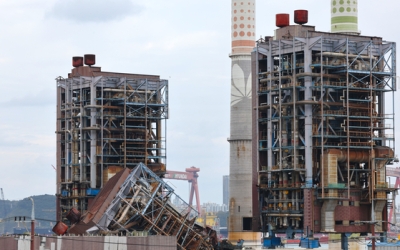 울산화력 보일러 타워서 '위험 경보음'…실종자 수색 중단 | 중앙일보