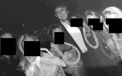 얼굴 가린 여성 6명과 트럼프, 콘돔까지…엡스타인 사진 19장 공개  | 중앙일보