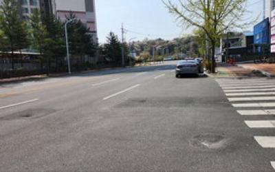울산 삼산동 곳곳 도로 침하, 싱크홀 우려