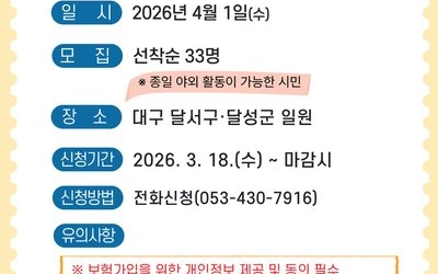 대구근대역사관,‘찬란한 봄볕에 다시 찾는 대구 독립운동’ 답사 개최