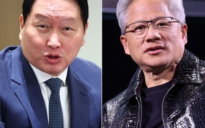 최태원-젠슨황, 실리콘밸리서 ‘치맥’…‘AI 깐부’ 다시 뭉쳤다
