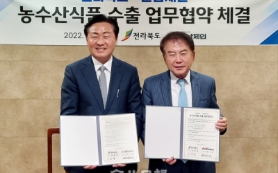 김관영 전북지사, 미국서 1000만 달러 업무협약 체결