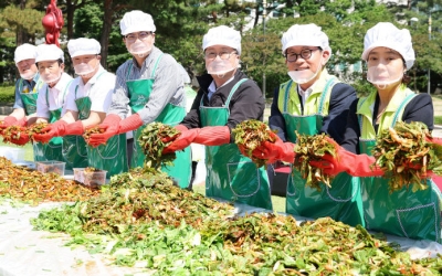 대전시, 여름김장봉사 첫 진행...1000세대 나눔