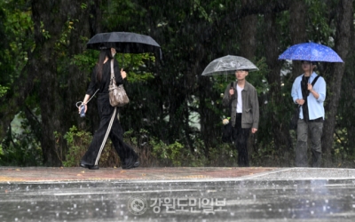 일요일 전국 흐리고 곳곳 비…강원영동 최대 40mm 이상 - 강원도민일보