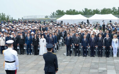제70회 현충일 추념식 거행…오영훈 제주지사 “유해 가족 품으로” 피력