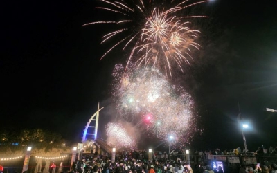 서귀포시 '금토금토 새연쇼' 원도심 매력 알렸다