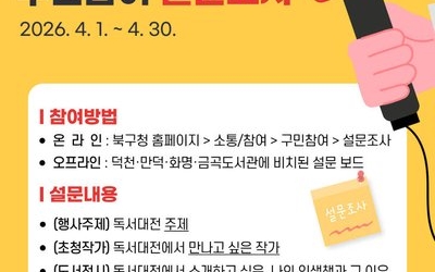 부산 북구, 낙동독서대전 프로그램 제안...구민 의견 수렴